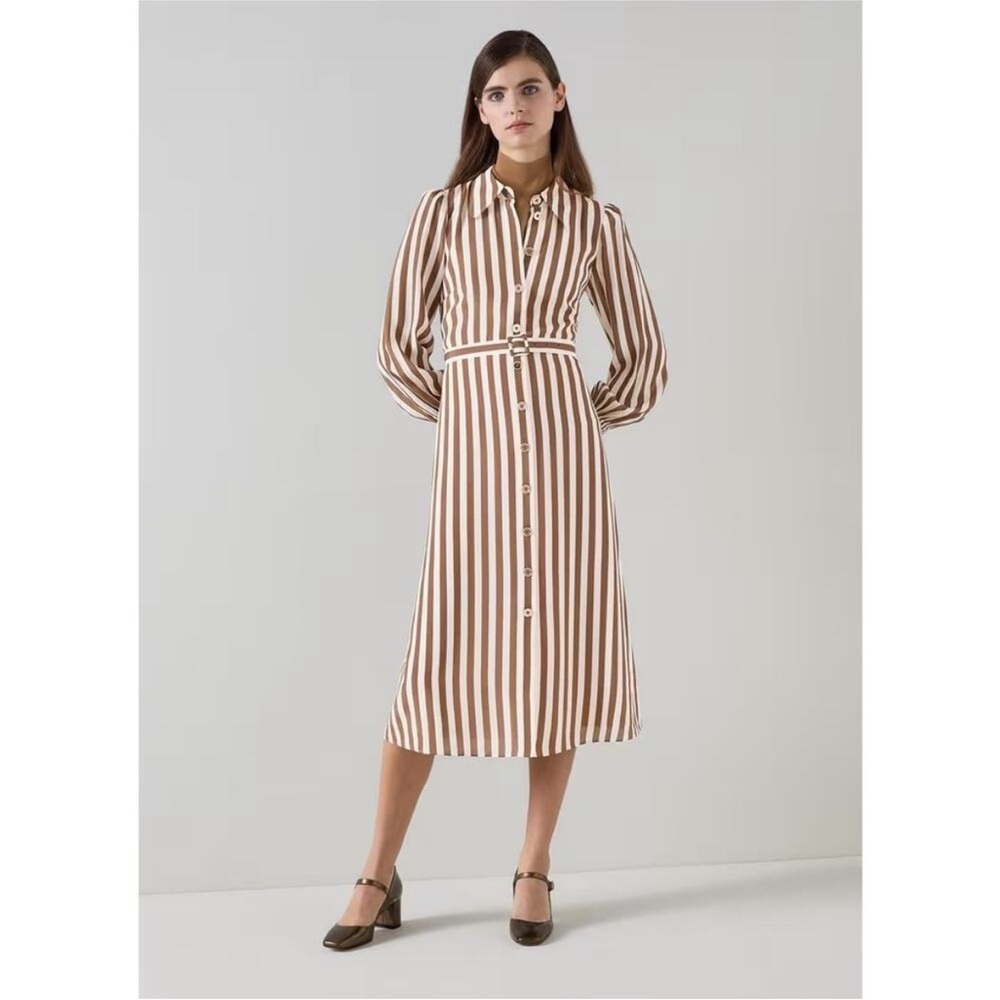 L.K. Bennett Emelia Shirt Dress, Size: 10
